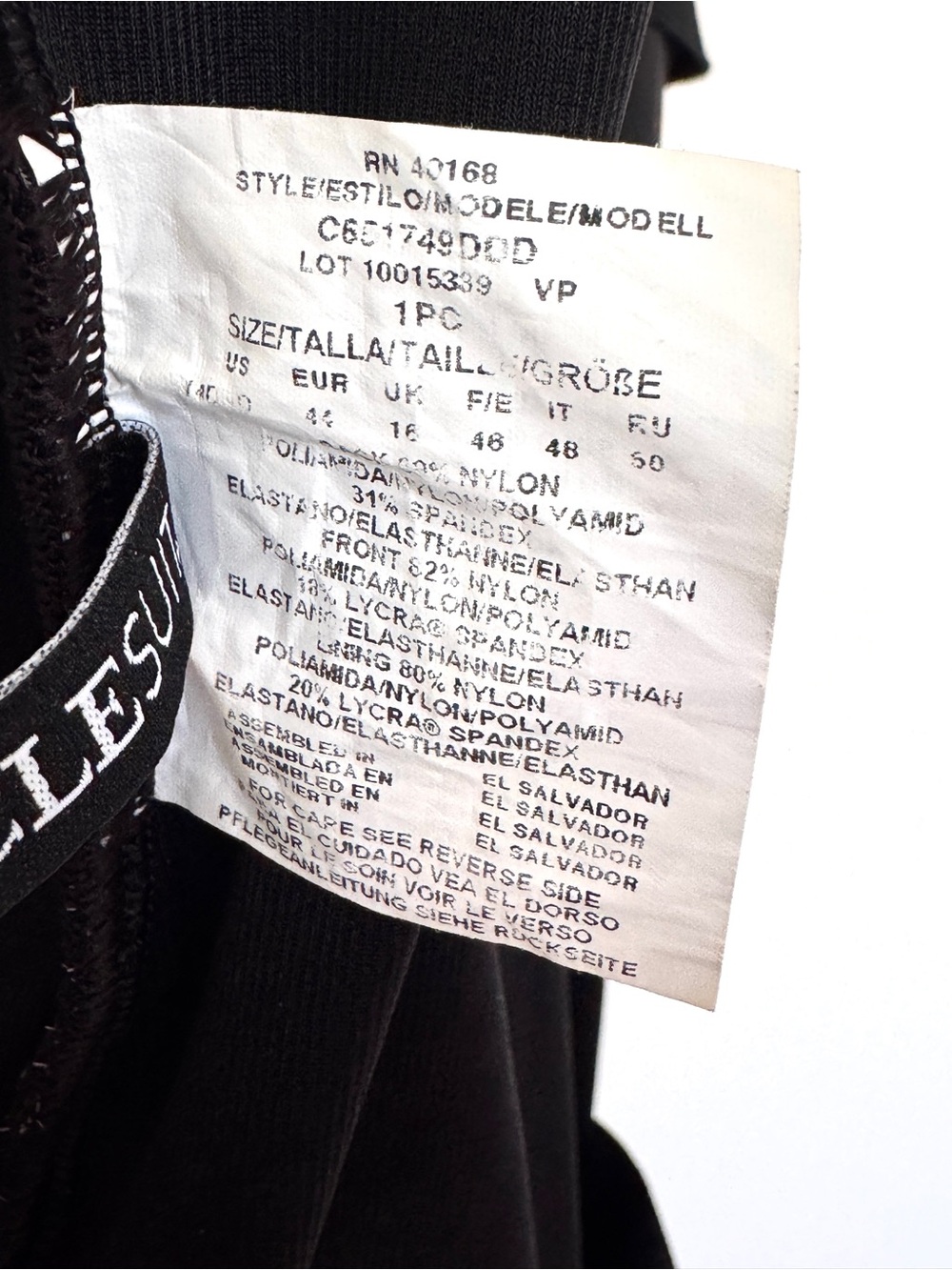 Miraclesuit DD-Cup Sideswipe One Piece Black Ruched One-Piece Swimsuit Size 14 - Picture 10 of 13